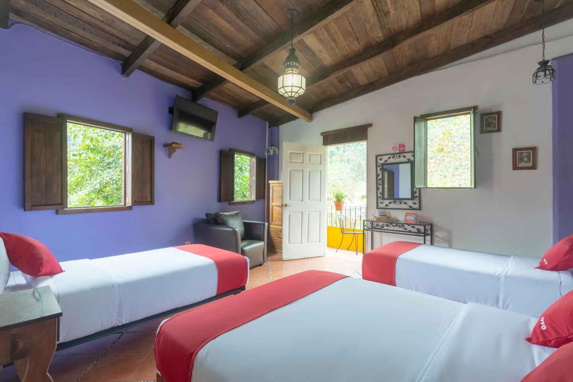 Hotel Coyopolan Xico Bagian luar foto