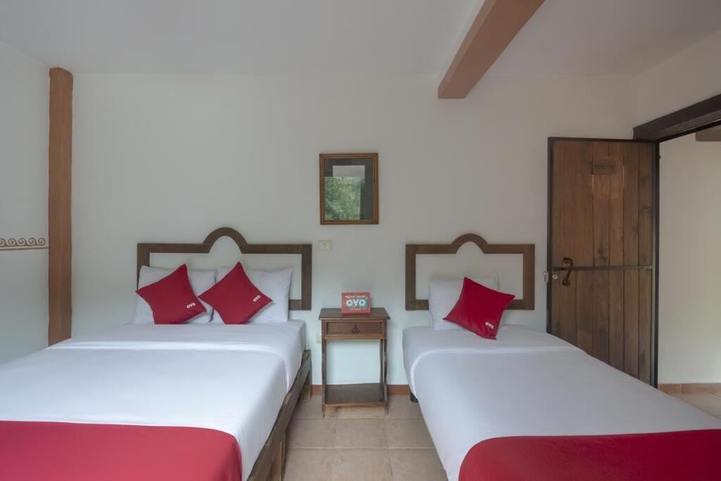 Hotel Coyopolan Xico Bagian luar foto