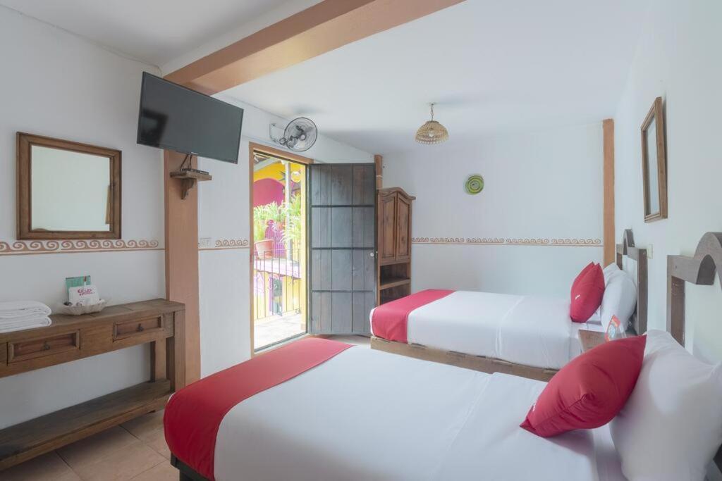 Hotel Coyopolan Xico Bagian luar foto
